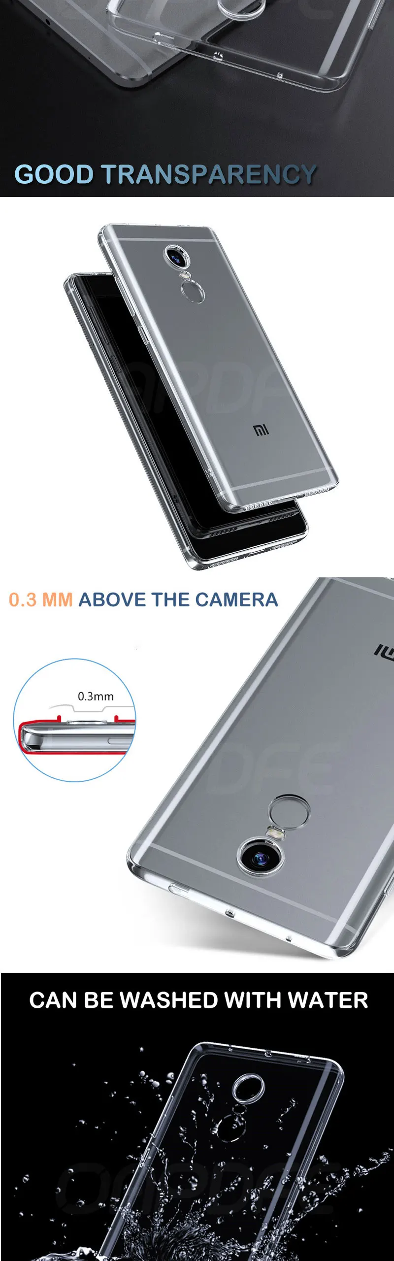 Ультратонкий прозрачный силиконовый чехол s для Xiaomi Redmi Note 4 4X Redmi Note 4 Pro Note 4X Global Version мягкий прозрачный чехол из ТПУ