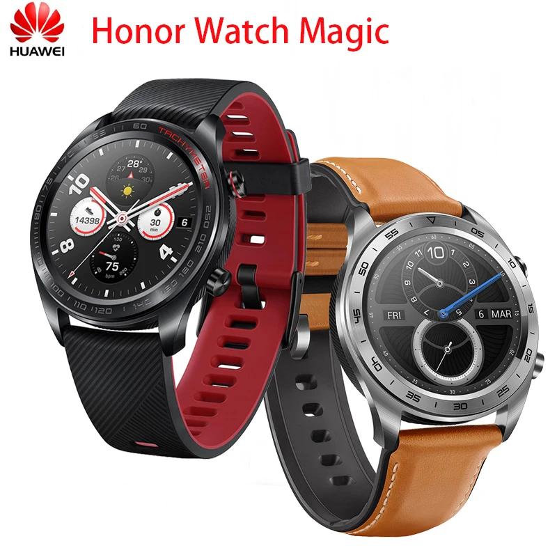 

Huawei Honor Watch Magic SmartWatch NFC GPS 5ATM WaterProof Heart Rate Tracker Sleep Tracker Working 7 Days Message Reminder