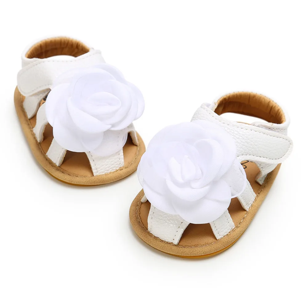 

MUQGEW US Size 2019 Flower Sandals Baby Girl Boys Flower Princess Shoes Fashion Toddler Shoes Sandals