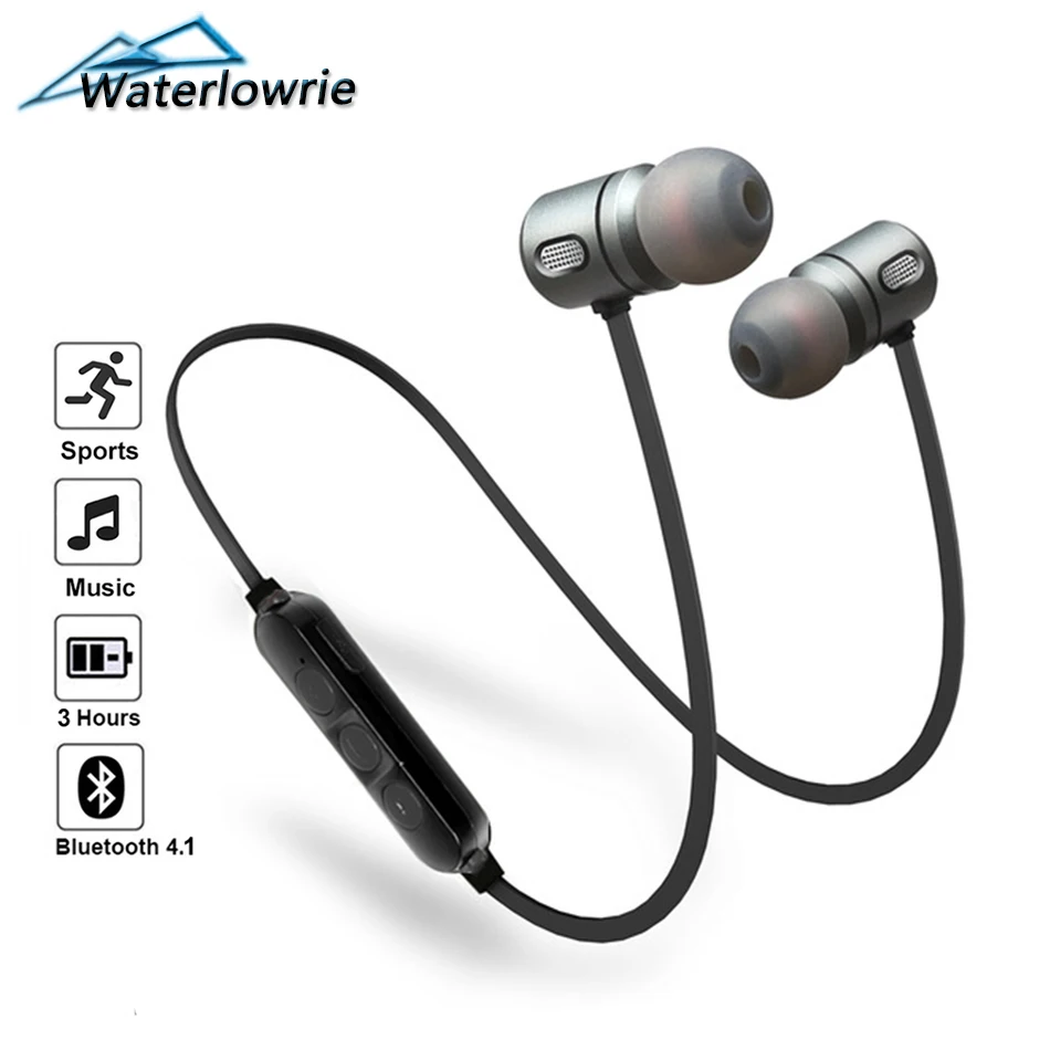 Беспроводные наушники Спорт стерео Bluetooth вкладыши для телефона IOS Android High Fidelity бас