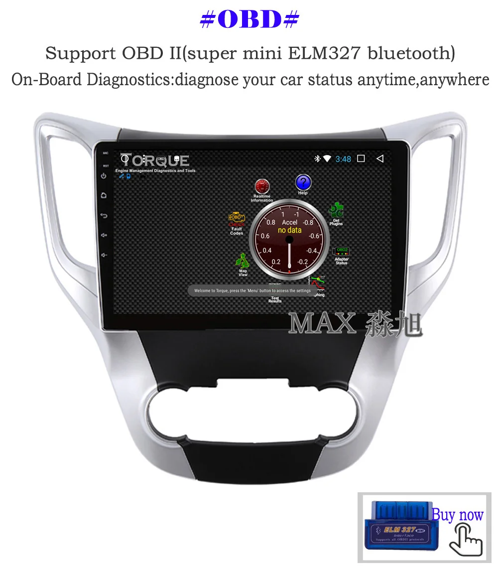 Sale MAX Android 8.1.0 Car DVD Player For Changan CS35 / Chana CS35 Car Radio RDS GPS Navigation Free Map 4G WiFi Bluetooth Call 12