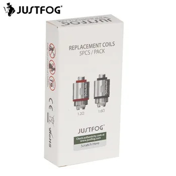 

15pcs/lot JUSTFOG Q16 Q14 P16A P14A C14 Kit Atomizer Coil Head 1.2ohm 1.6ohm Replacement Coil Electronic Cigarette Tank Core