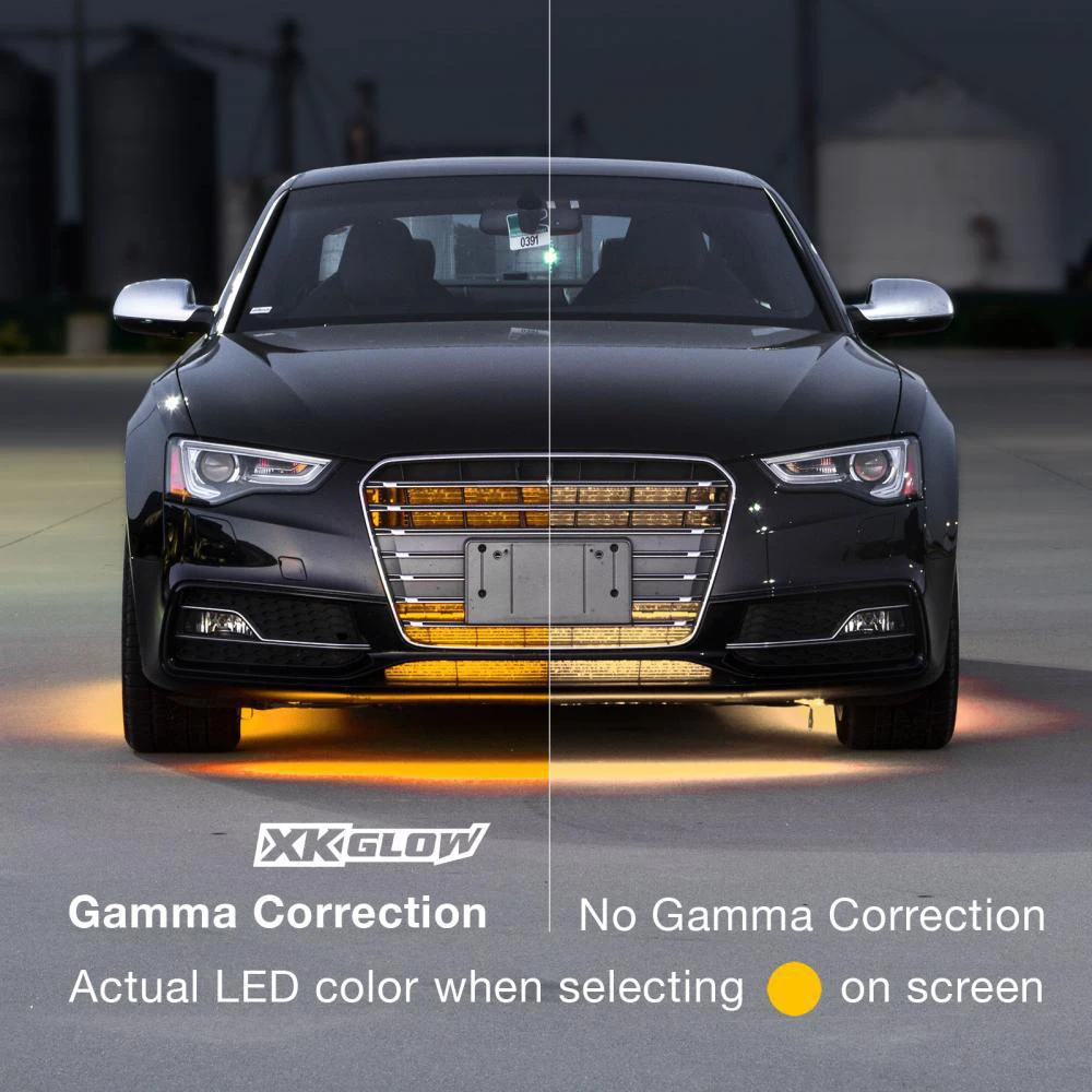 

RGB LED Wireless Remote Control Car Motorcycle Light Atmosphere Lamp with Smart Brake Light Accent Neon Style Light Kit