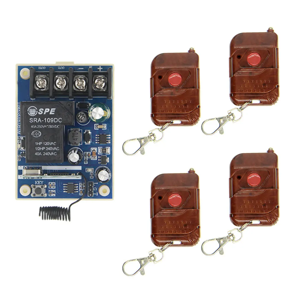 DC 12V 24V 36V 48V 30A 1 CH 1CH RF