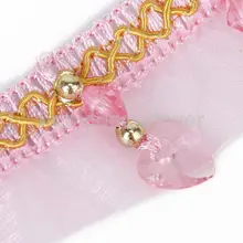 Розовое сердце бахрома из бусин с кисточками отделка ткань для обивки драпировки отделка Gimp Новинка