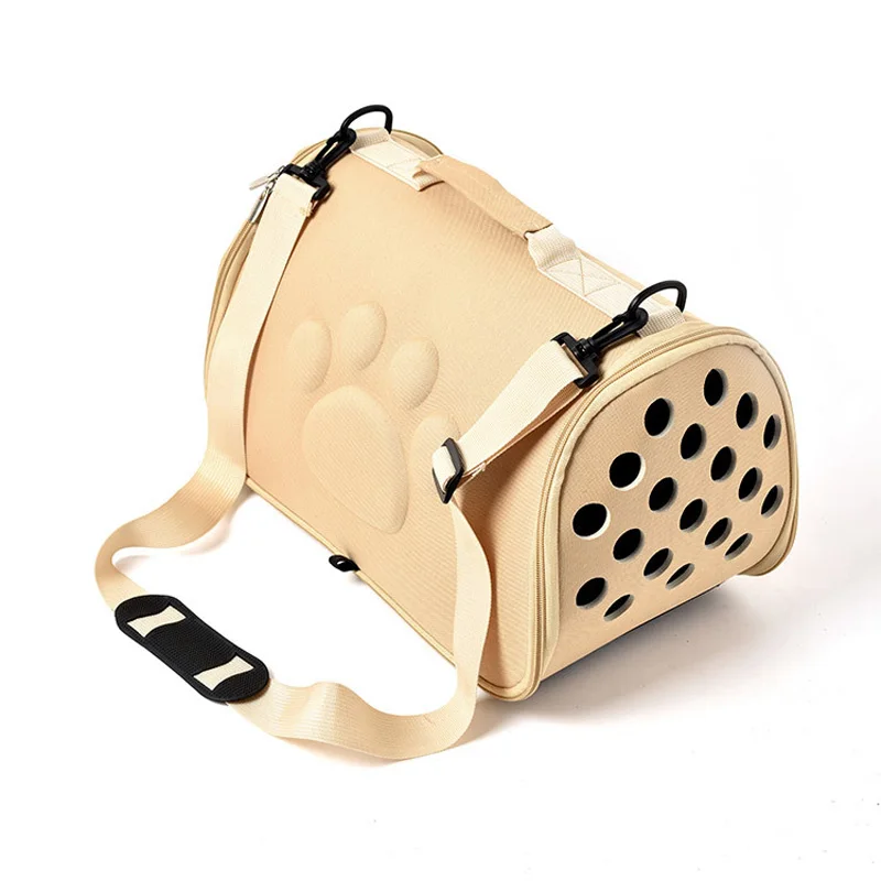 Щенок сумки для переноски EVA Однотонная Одежда Pet сумка Портативный открытый сплошной Цвет Cat складной путешествие собаки Сумка-переноска для животных 35