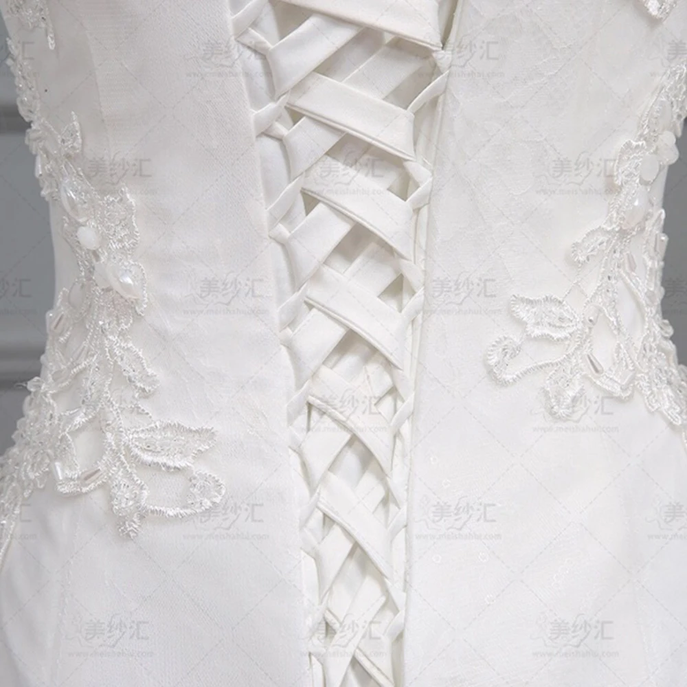 Vestido De Noiva Sereia изготовленное на заказ Бисероплетение Жемчуг Кристалл Аппликации
