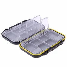 Waterproof Eco-Friendly Fishing Lure Bait Tackle Waterproof Storage Box Case With 12 Compartments Fishing Tackle Accessories