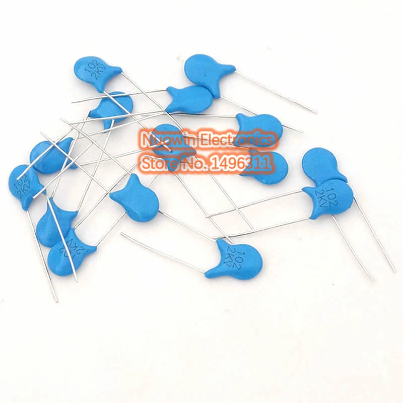 

100pcs High voltage Ceramic Capacitor 1nF 102 2KV