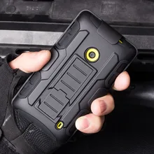 Hyrbrid rígido capa para nokia lumia 520 525 526 630 635 640 640XL 930 929 Capa Belt Clip Holster Stand Case Capa Fundas Coque