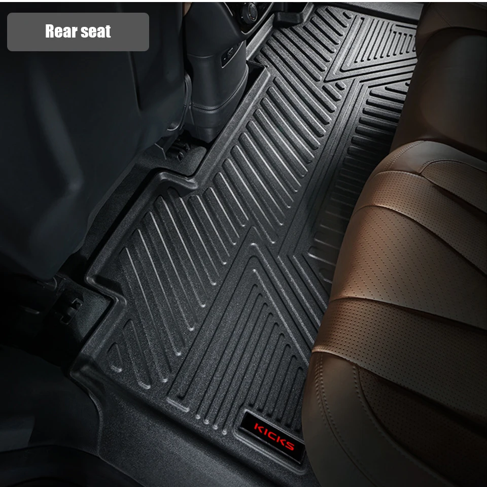 Atreus 1 комплект TPE автомобильный коврик для ног для Nissan Kicks водонепроницаемые аксессуары с покрытием Автомобильный Стайлинг Противоскользящий коврик