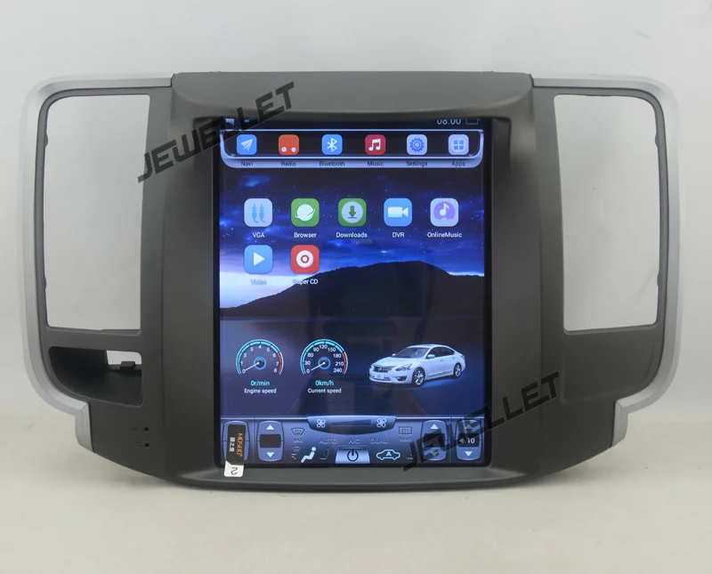 10," tesla стиль вертикальный экран Восьмиядерный Android 8,1 Стерео gps навигация для Nissan Teana 2009-2012