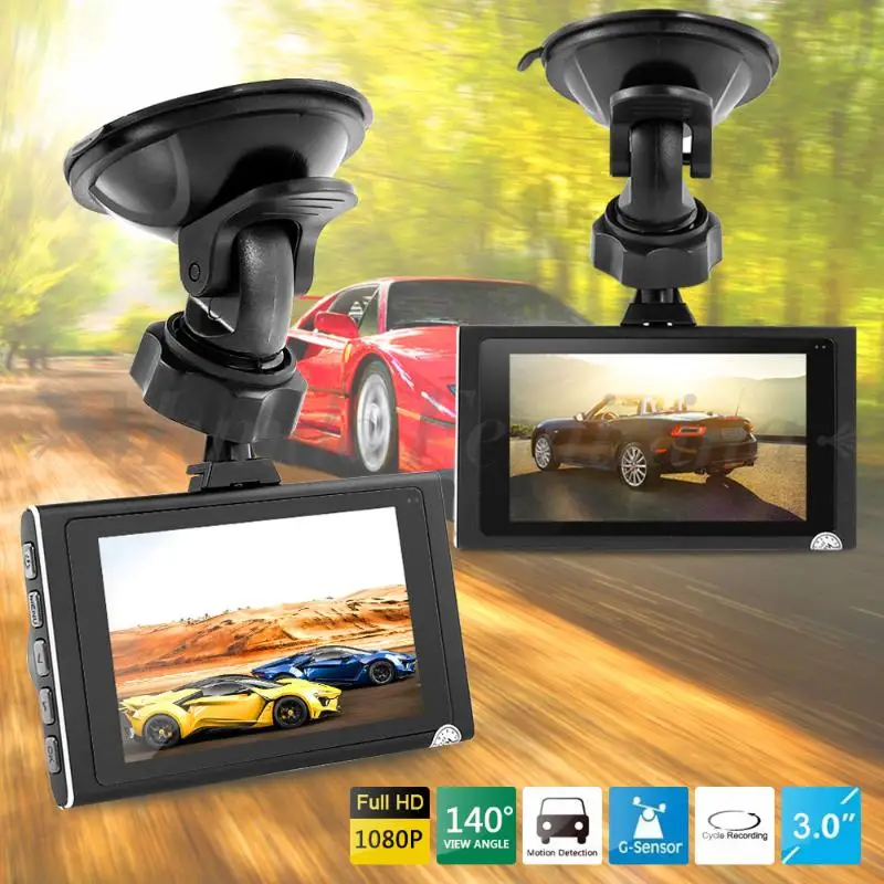 

1080P 3.0" LCD GT900 Slim Car Vehicle Dash DVR Cam Camera Video Recorder Gsensor