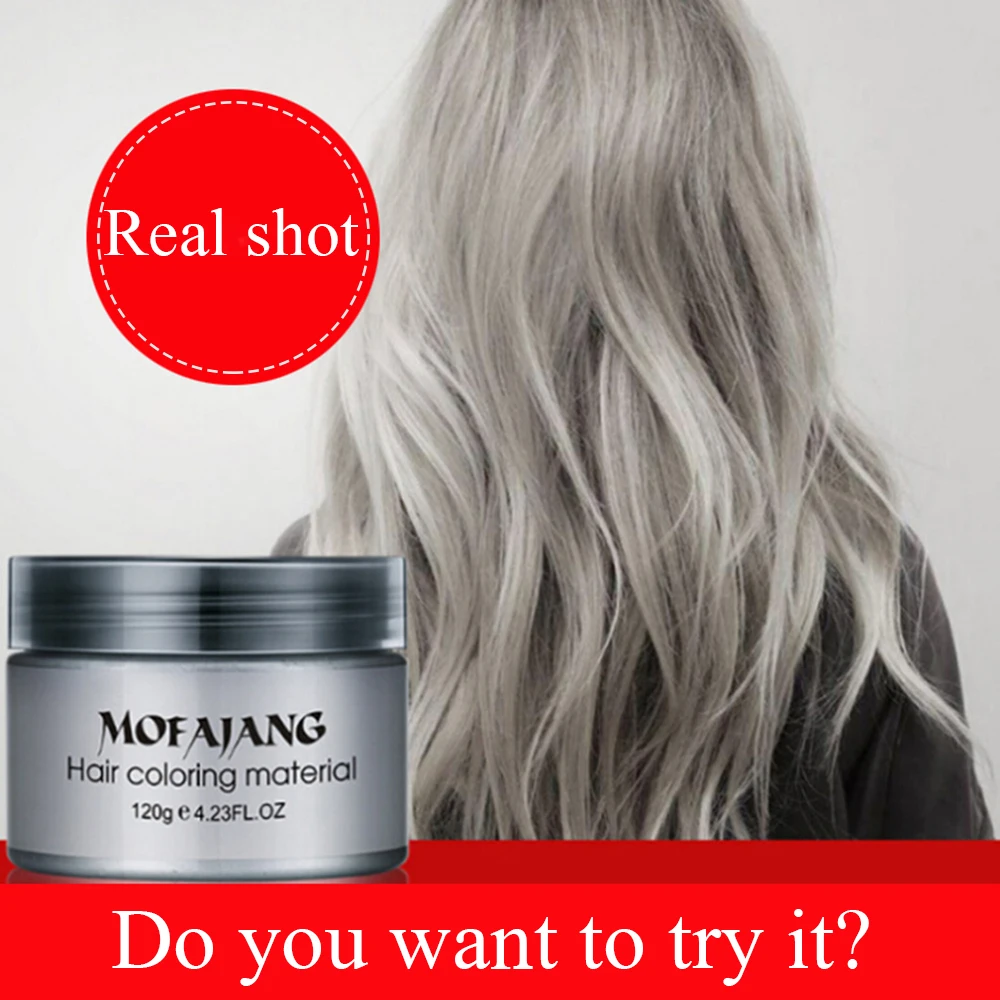5 Colors 120 ML Temporary Hair Color Dye Cream Disposable DIY Hair Coloring Products Colored Wax Mud Fashion Hair Styling Tool (27)