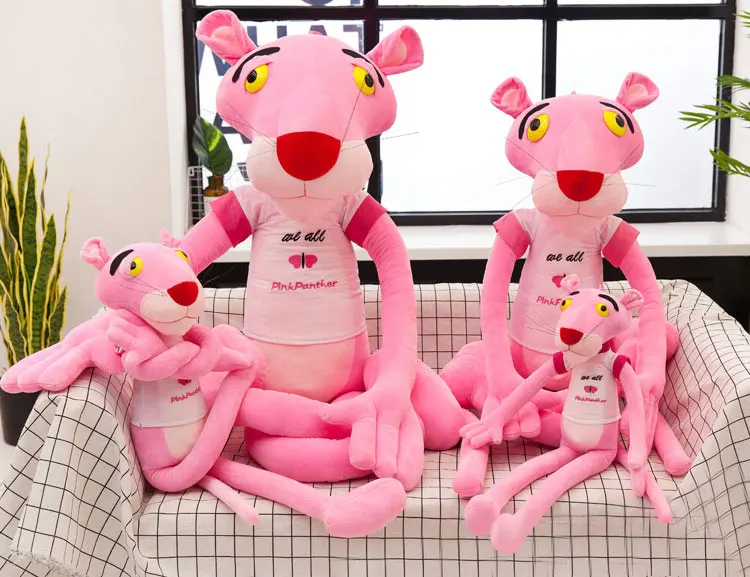 

Pink Panther baby Toys Plush Fashion Cartoon Stuffed Animals Original Dolls Children Christmas Birthday Presents 14310