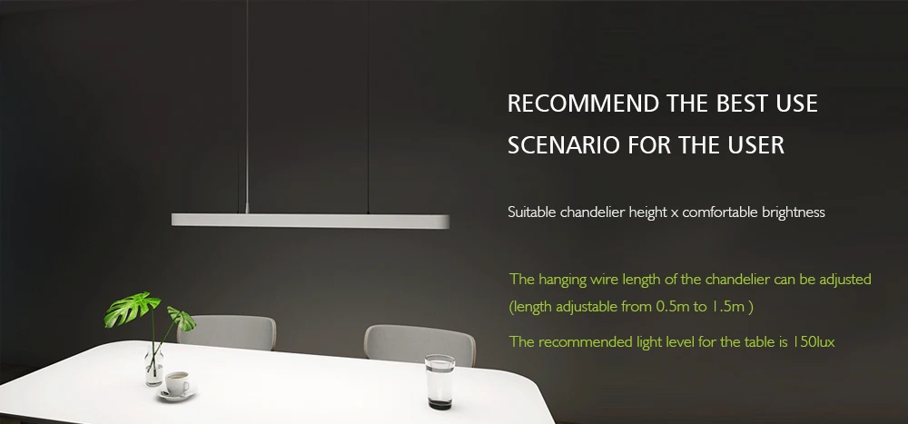 YEELIGHT Smart светодиодный подвесной светильник ужин огни Поддержка app дистанционного Управление