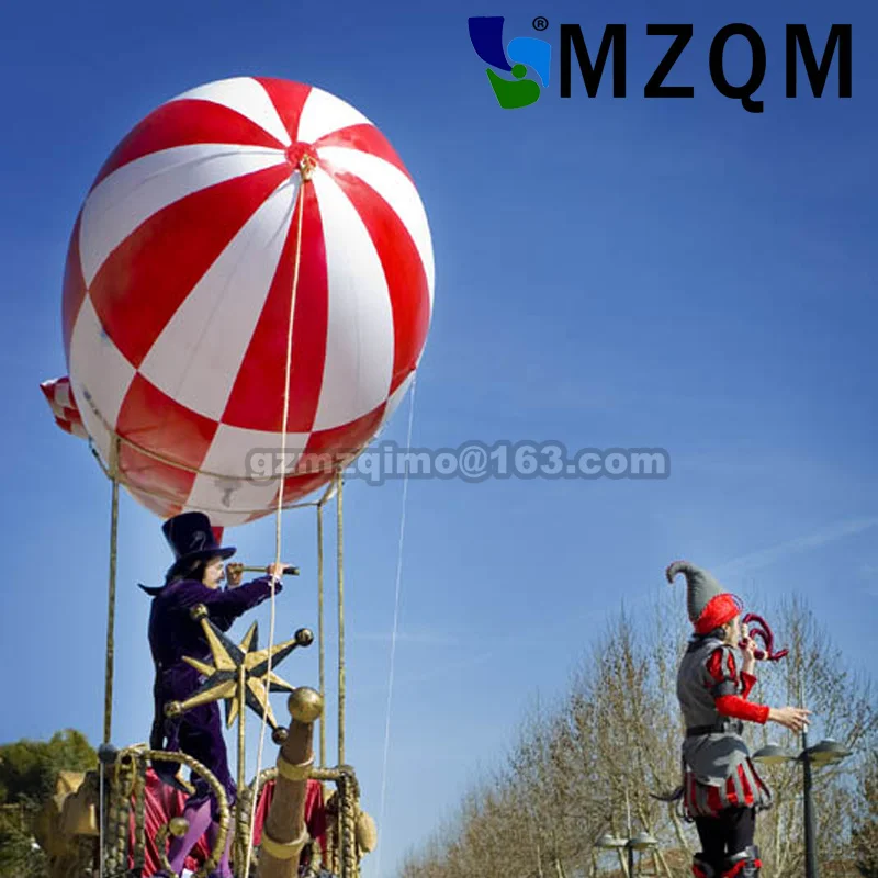 Customized advertising balloons inflatable PVC helium balloon,Inflatable sky balloon for event(4m)dirigible