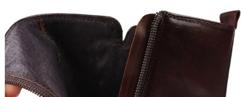Мужская деловая обувь из натуральной кожи с высоким берцем; ботинки с острым носком с боковой молнией и пряжкой в английском стиле; качественные модельные ботинки; размеры 38-44