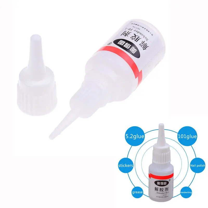 

1PC 20g Liquid Glue Debonder Clean for Super UV Clear Epoxy Resin Foil Nail Polish Enamel 502 Textile Stationery Store