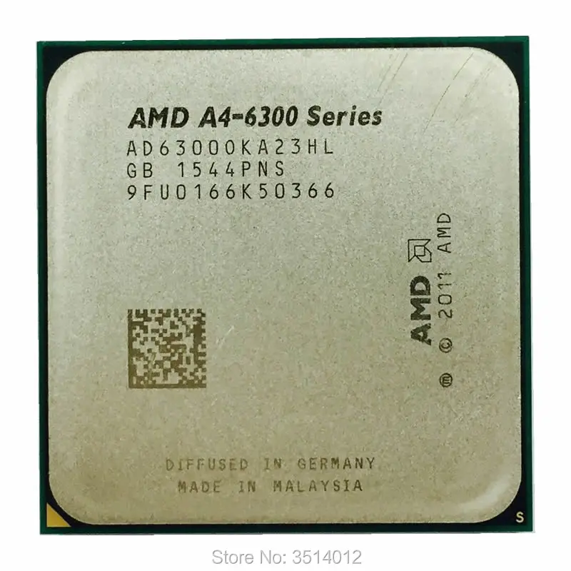 AMD A4-Series A4 6300 6300K 6300B 3 7 ГГц двухъядерный процессор AD6300OKA23HL/AD630BOKA23HL разъем FM2 |