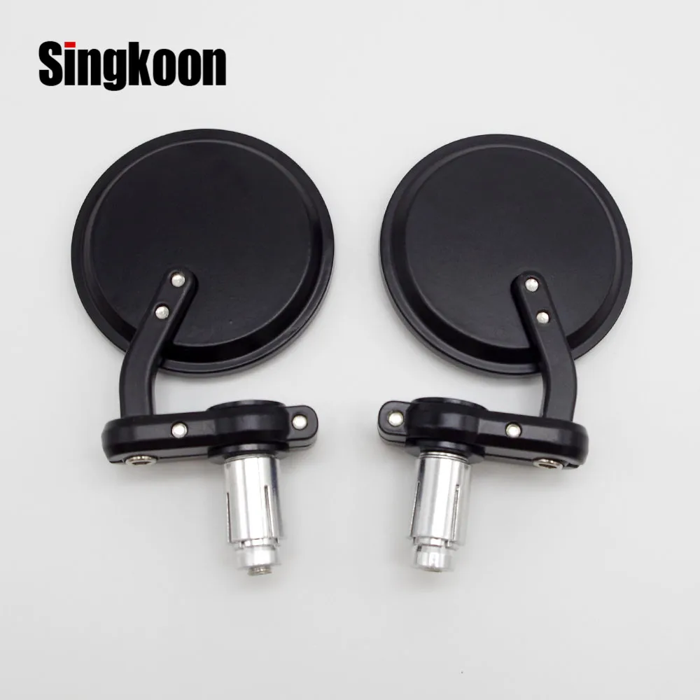 

7/8'' Motorcycle Mirror Scooter Motorbike Rearview bar End Mirrors FOR suzuki gsr bandit 1200 shadow 600 yamaha xvs 650 z900rs