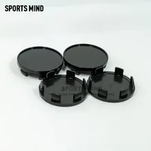 4 pçs/lote 54mm abs universal aro do centro da roda de carro tampas, elegante, duro desgastamento, substituição, poeira, capa hub
