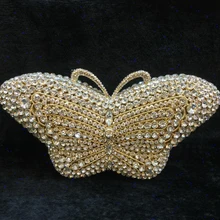 Новая мода роскошный клатч бабочка XIYUAN вечерняя сумка модные вечерние сумочки со стразами элегантные женские сумки с бриллиантами