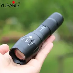 YUPARD XM-L L2 T6 высокое Мощность Факел Масштабируемые светодиодный фонарик Torch light (3xaaa или 1x18650) + 2*18650 2000 mAh Батарея + Зарядное устройство