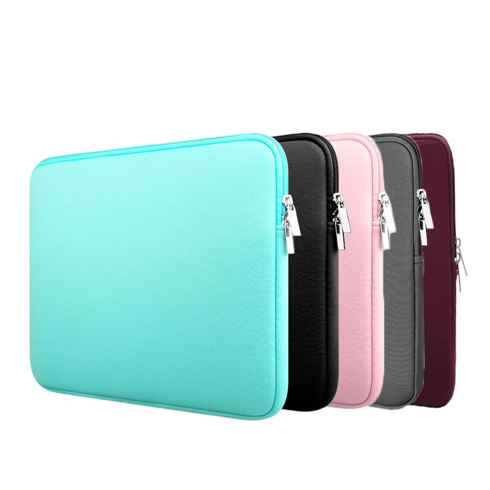 

1PC Laptop Bag Notebook Cover Sleeve Case Tablet PC Pouch Plush Inner Surface Protection Soft Portable High Quality