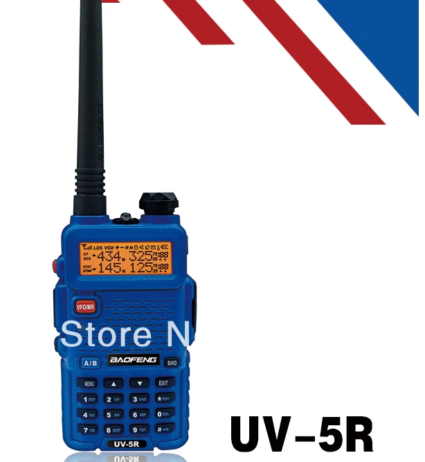 Baofeng УФ 5R голубой цвет dual band двусторонней Радио Бесплатная динамик Baofeng UV-5R портативная рация UV5R портативный Радио