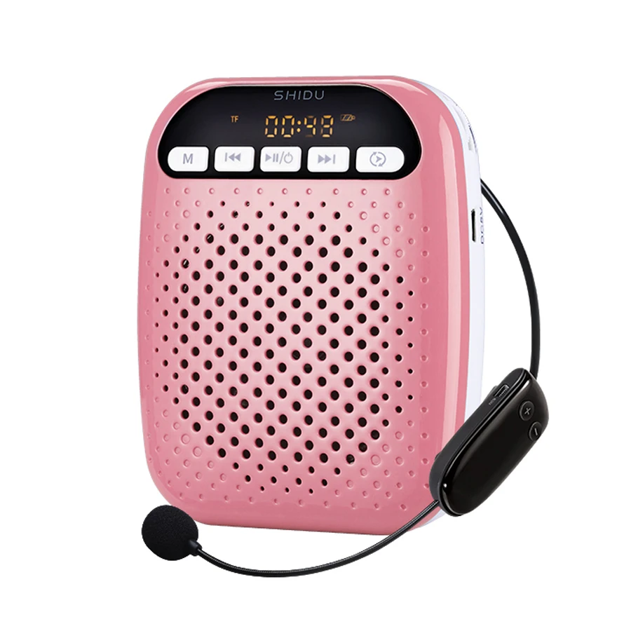 SHIDU S718 Rechargeable 2.4G Wireless Portable Voice Amplifier With