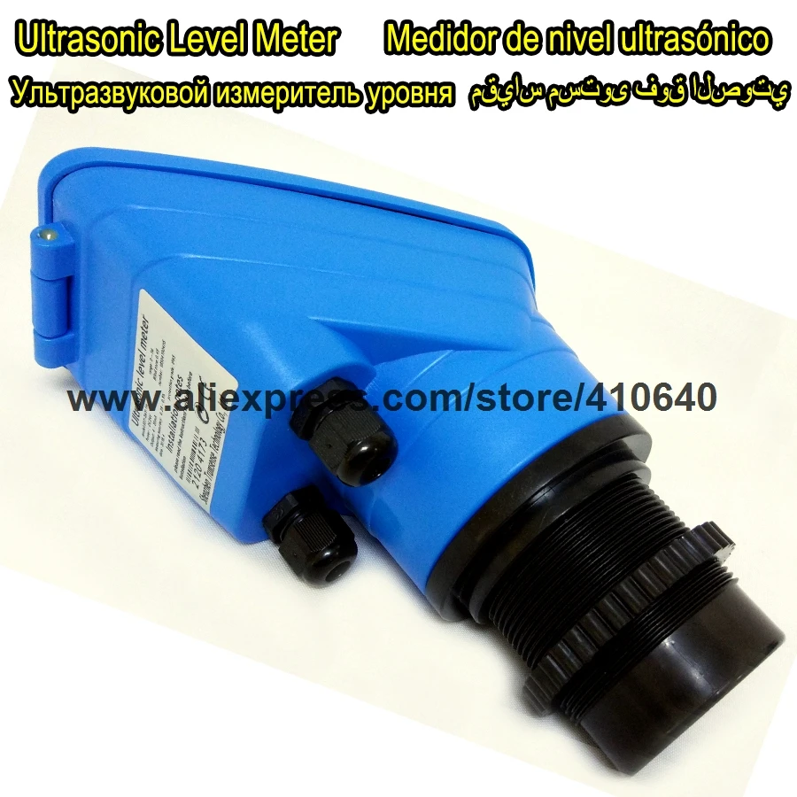 

4 to 20mA Output Integrated Ultrasound Level Meter 0 to 20M Range DC24V Power Supply Contactless Liquid Level Measurement Device