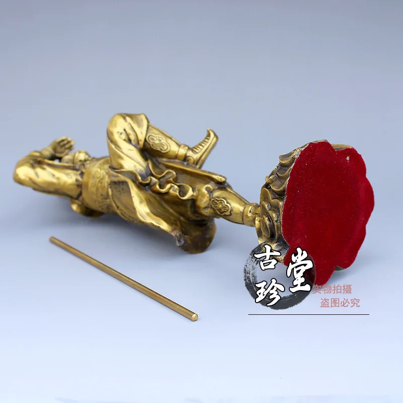 Медный мифический Китайский Персонаж Король обезьян солнце Wukong изделия из металла домашний рабочий стол декор украшения(A871