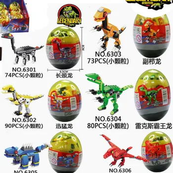 

Puzzle Building Blocks Small Particles Dinosaur Twisted Egg Toys for Children