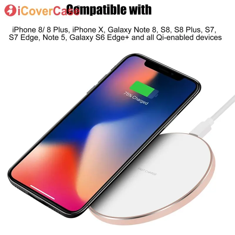 For Samsung Galaxy S9 Fast Wireless Charger Charging Pad Dock Power