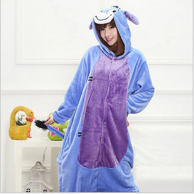 2017 New Fashion Women's Donkey Costumes Cosplay Costume Pyjama Body