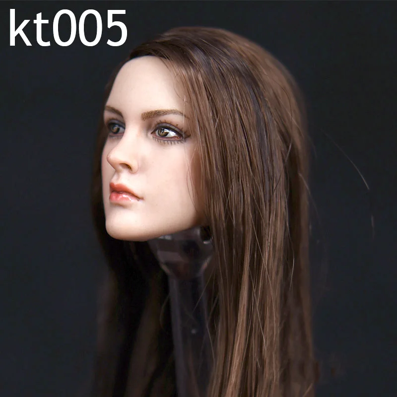 KIMI Toys Planted Curly Short Hair European Female Head 1//6 F 12/" Phicen Figures