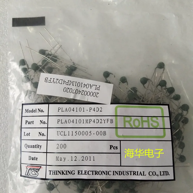 100% новый и оригинальный PTC PLA04101 P4D2 PTC101 100R 4 мм термистор|Комплекты умного дома| |