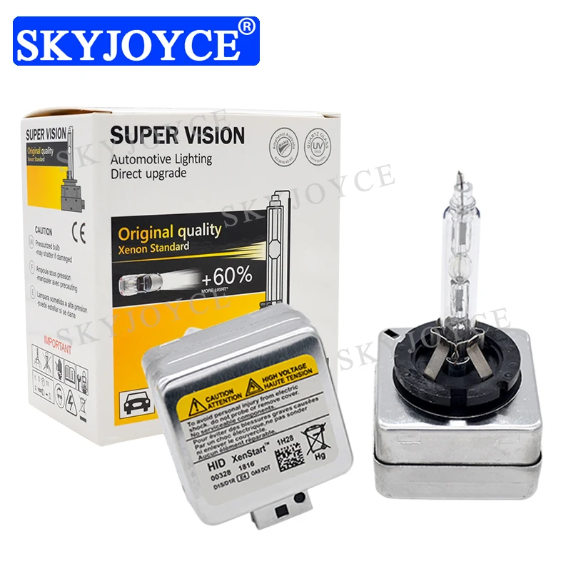 SKYJOYCE D2S D4S ксеноновых фар, Высокопрочная конструкция лампы 35 Вт D1S D1R D2S D2R D3S D3R D4S D4R лампа 55 W 4300 K 5000 K 6000 K 8000 K Автомобильная фара ксеноновая лампа