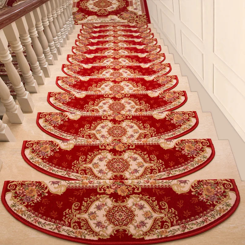 

5pcs/lot Home Luminous Machine washable 6 Styles Non-slip Floor Staircase Carpets Stair Treads Protector Mats can Customize