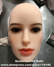 #116 Top quality solid silicone sex doll head for love doll, realistic dolls heads with oral sexy, sex toys