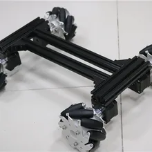 Большой умный Mecanum RC робот автомобиль металлический каркас шасси с 42 шагового двигателя для Arduino DOIT дизайн diy rc игрушка комплект