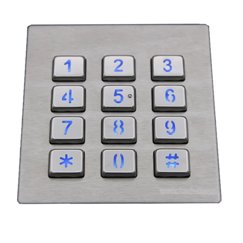 

Access Control keypad/Stainless Steel Keypad With USB interface for Kiosk