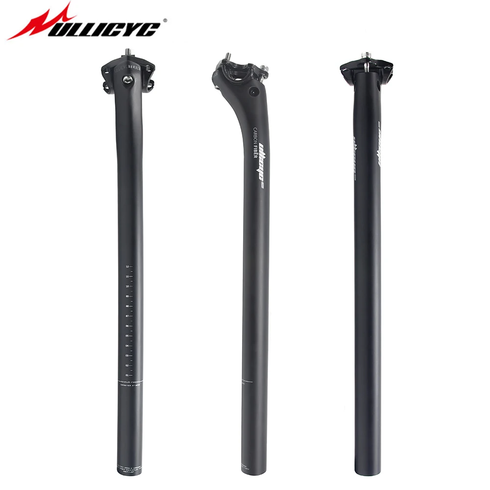 

road bike OR MTB Bike Full Carbon Bicycle parallel Seat posts Parts Ultra light super strength 27.2/30.8/31.6/*350/400mm