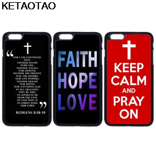 KETAOTAO DIY Иисус христианский Библейский крест Бог телефонные чехлы для Samsung S3 S4 S5 S6 S7