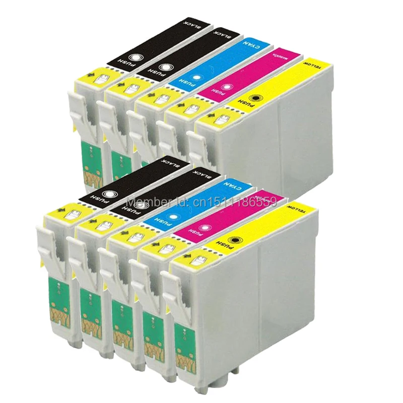 Чернильные картриджи 10x T129 для офисных принтеров Stylus BX525WD BX535WD BX625FWD BX635FWD BX630FW BX320FW