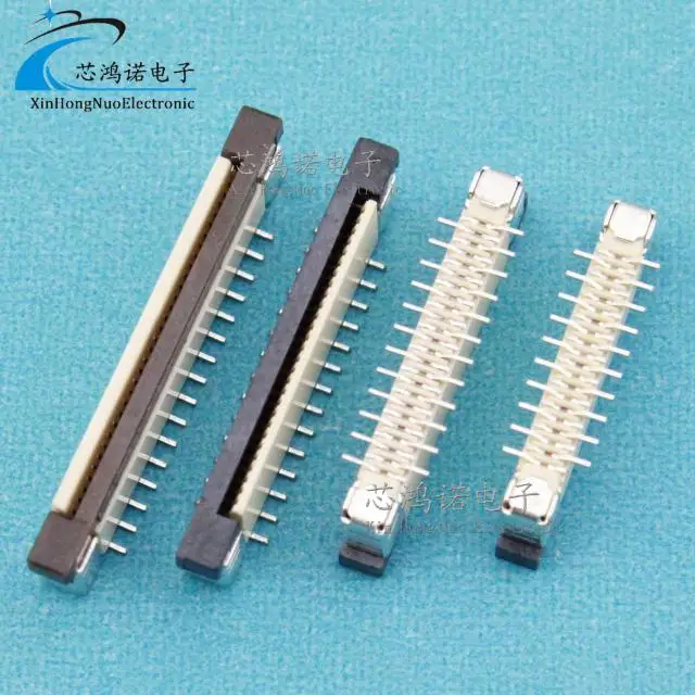 

FFC / FPC Vertical Socket Vertical Dislocation Locked Soft Cable Connector 1.0 pitch 6P/8P/10P/12P/14P/16P/18P/20P/24P/26P/30P