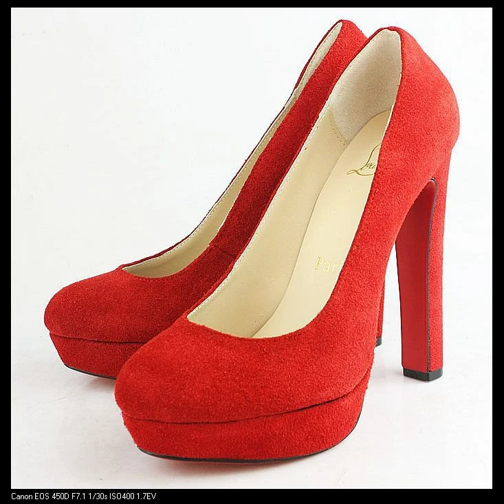 red bottom flat sandals