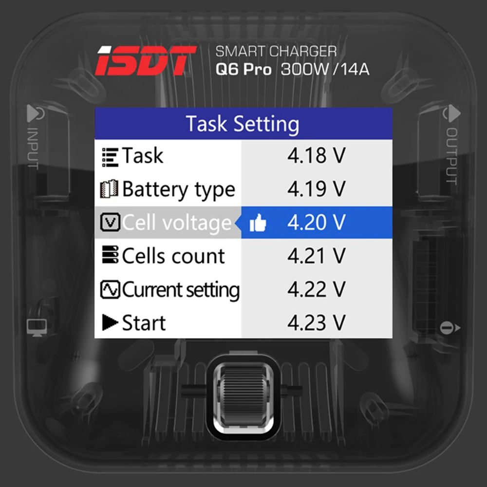 ISDT Q6 Pro BattGo 300 Вт 14A Карманный Lipo батарея баланс зарядное устройство, портативное зарядное устройство