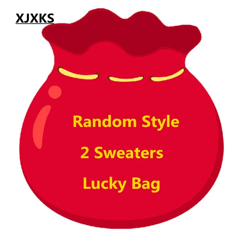 

XJXKS Woman Lucky Bag With 2 Sweater
